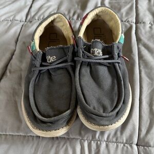 Hey Dude Bluish/Dark Gray Moccasins